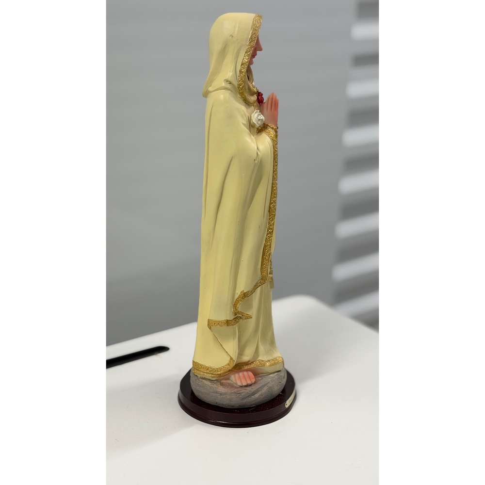 Rosa Mistica Virgin Mary Statue 16.5" Figurine Our Lady Mystical Rose Catholic - Picture 4 of 7